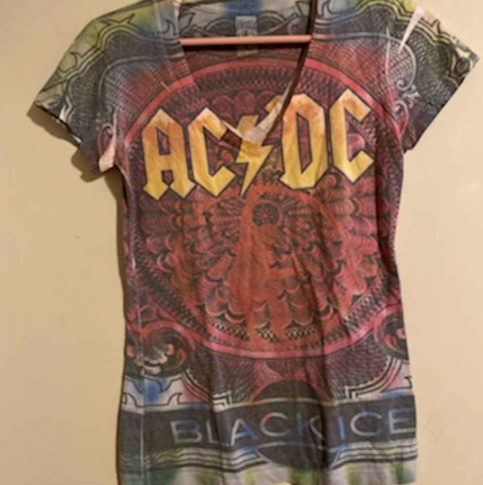 AC/DC V-neck T-shirt